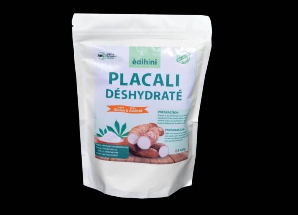 A bag of placali dehydrated food